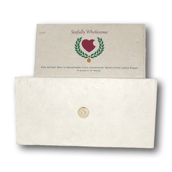 Handmade Lokta Paper Gift Box - Sinfully Wholesome