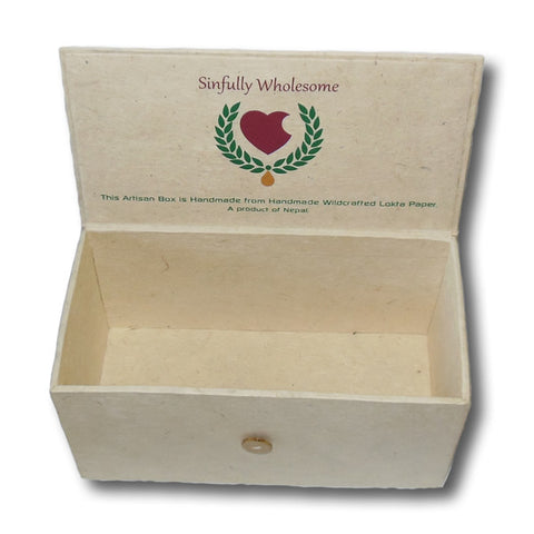 Handmade Lokta Paper Gift Box - Sinfully Wholesome
