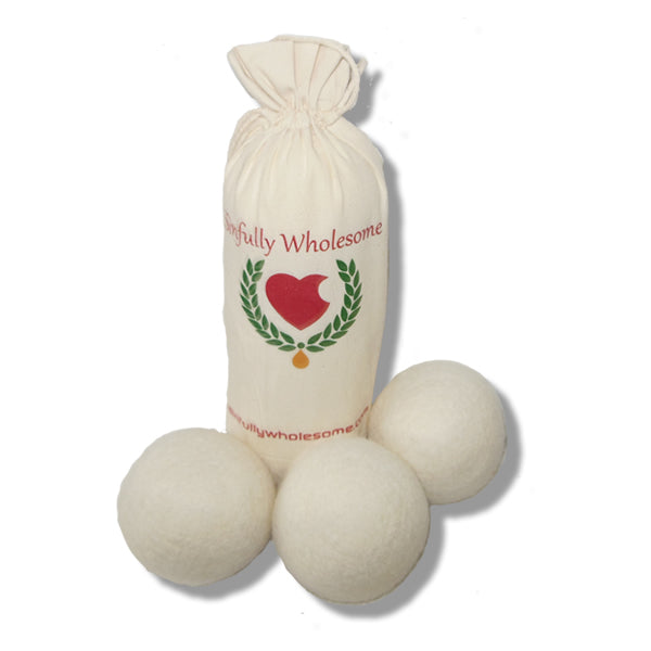 3 XL Superior Wool Dryer Balls - Sinfully Wholesome